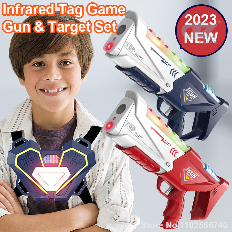 Laser Tag Set Kids - Pistola de Juguete Infrarroja de 35CM