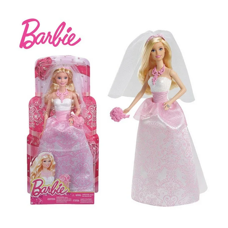 Kids Toys Brand - Muñeca Barbie de Mattel, modelo «Novia»,