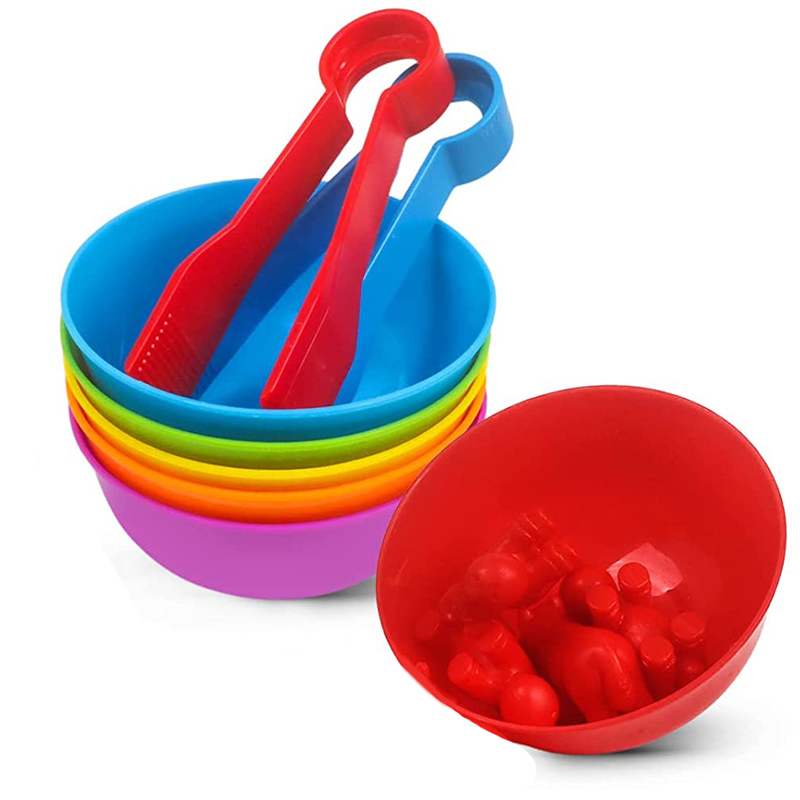 Kids Toys 2 Year Old - 6 cuencos de plástico con 2