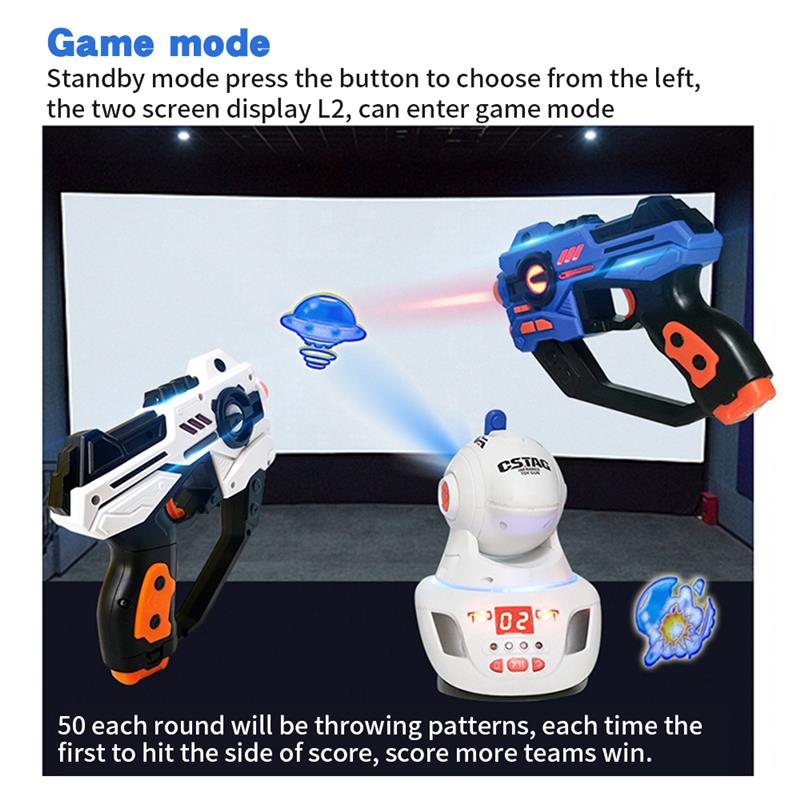 Laser Tag Set Kids - Pistolas de juguete con etiqueta láser