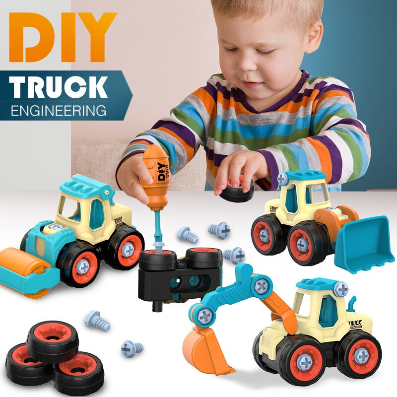 Kids Toys 2 Year Old - Tuerca desmontaje carga descarga ingeniería camión