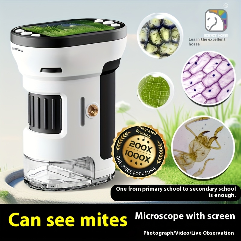 Kids Toys Videos - Microscopio para Niños, Kit Biológico con