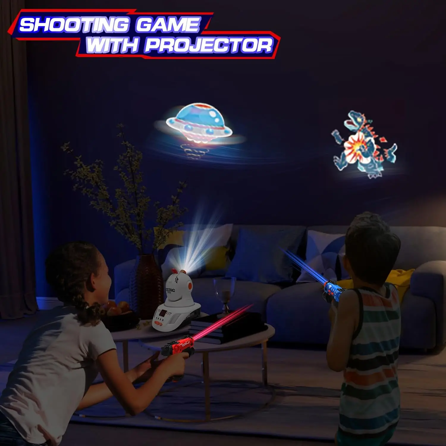 Laser Tag Set Kids - Juego de Pistolas Láser para 2