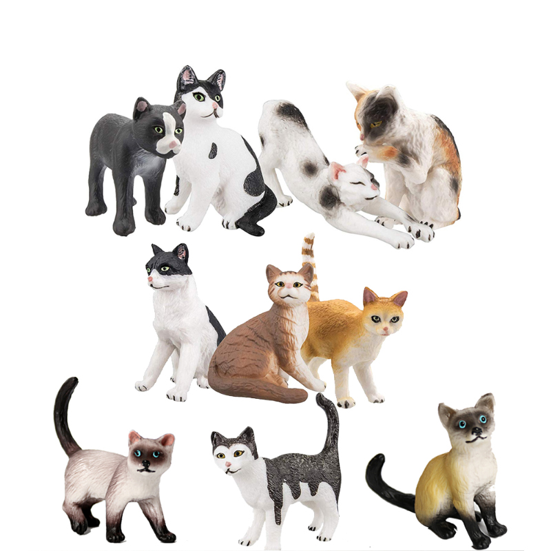 Kids Toys Review - Juguetes de Modelos de Gatos, Miniaturas