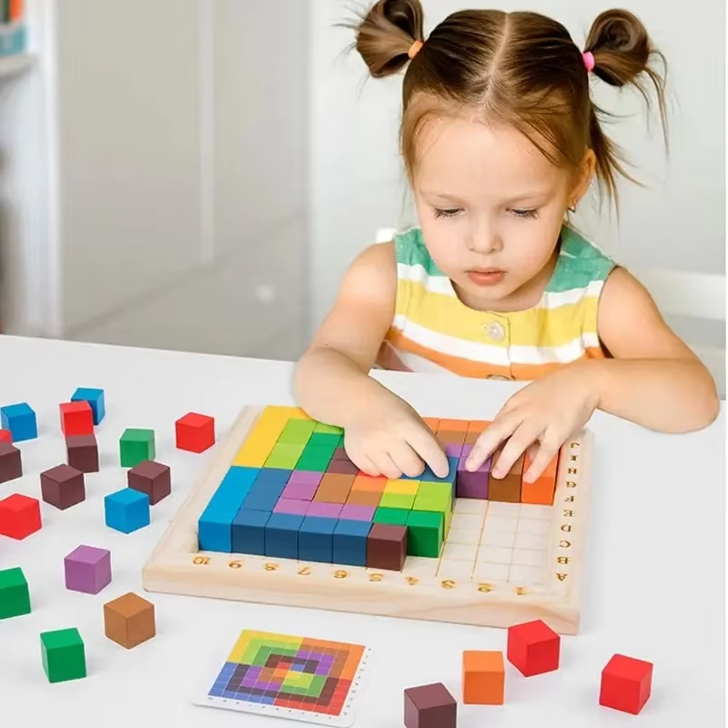 Kids Toys Under 100 - Bloques de Construcción de Madera Montessori