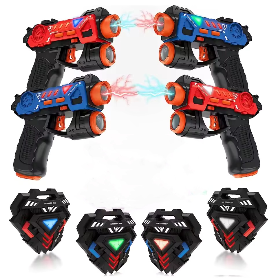Laser Tag Set Kids - Juego de pistolas con etiquetas infrarrojas