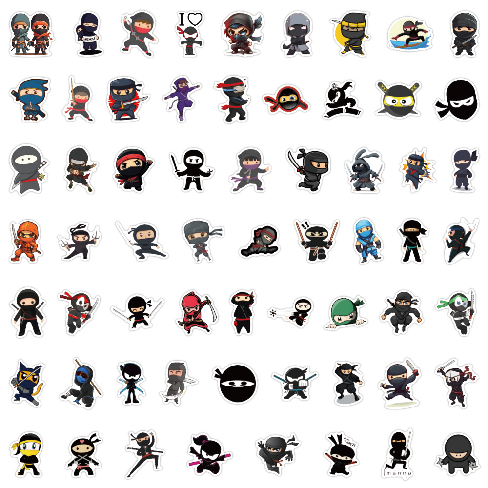 60 uds Ninja Samurai imagen de - Kids Toys Cartoon Images reseña y precio