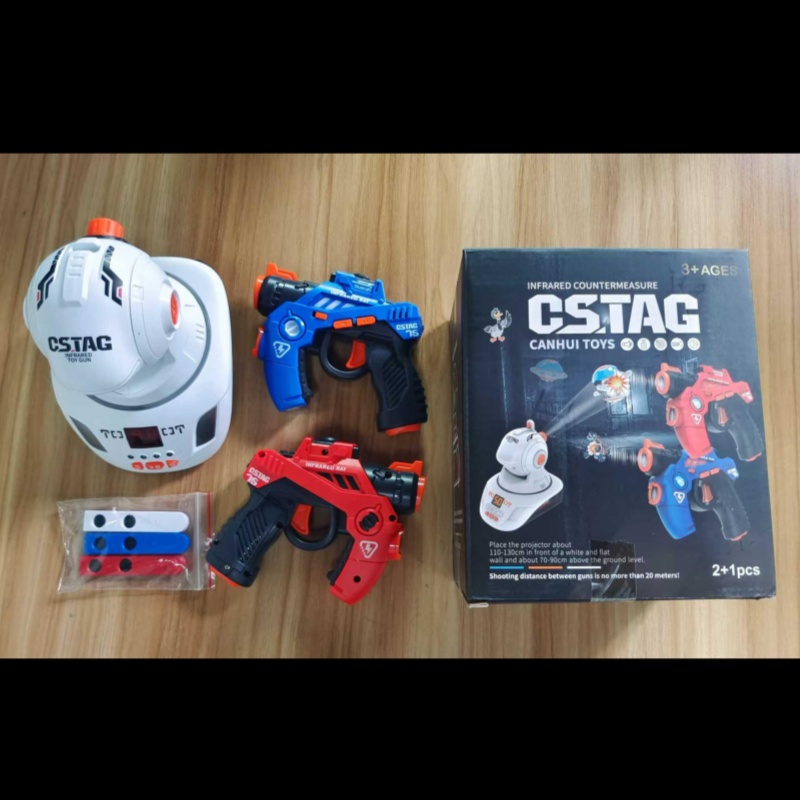 CSTAG-proyector de caza de pat - Laser Tag Set Kids reseña y precio