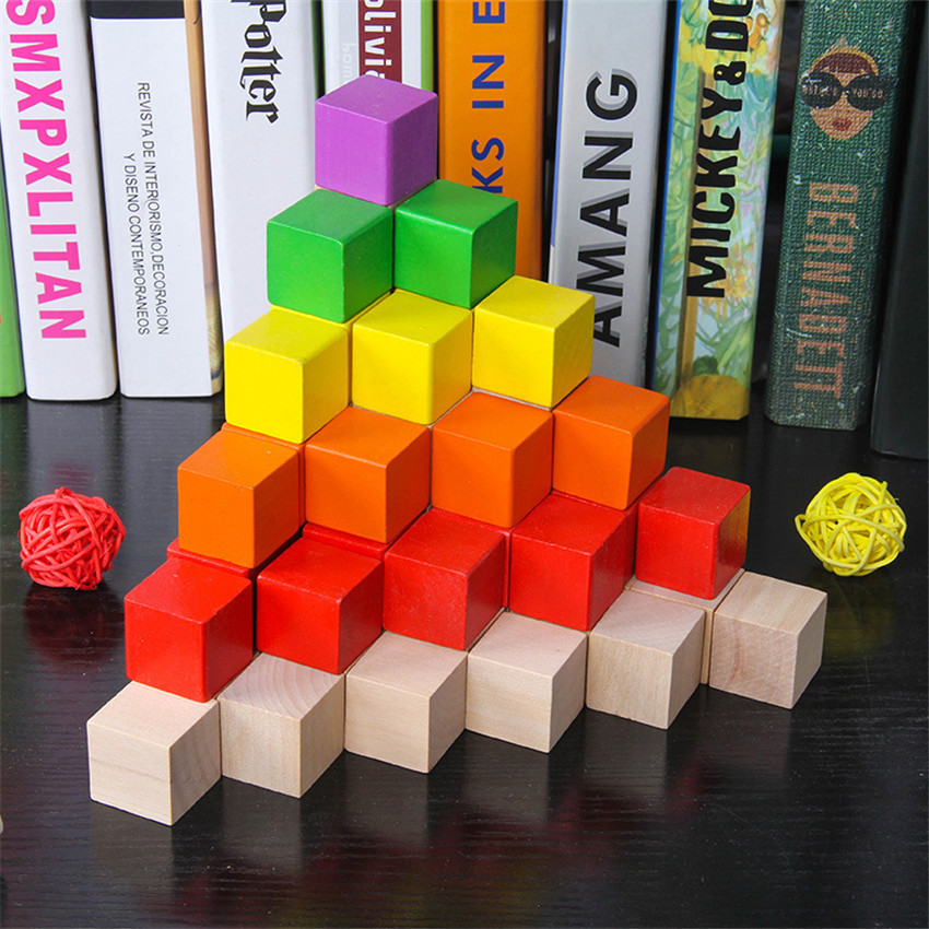 Bloques de construcción de mad - Wooden Blocks Stacking reseña y precio