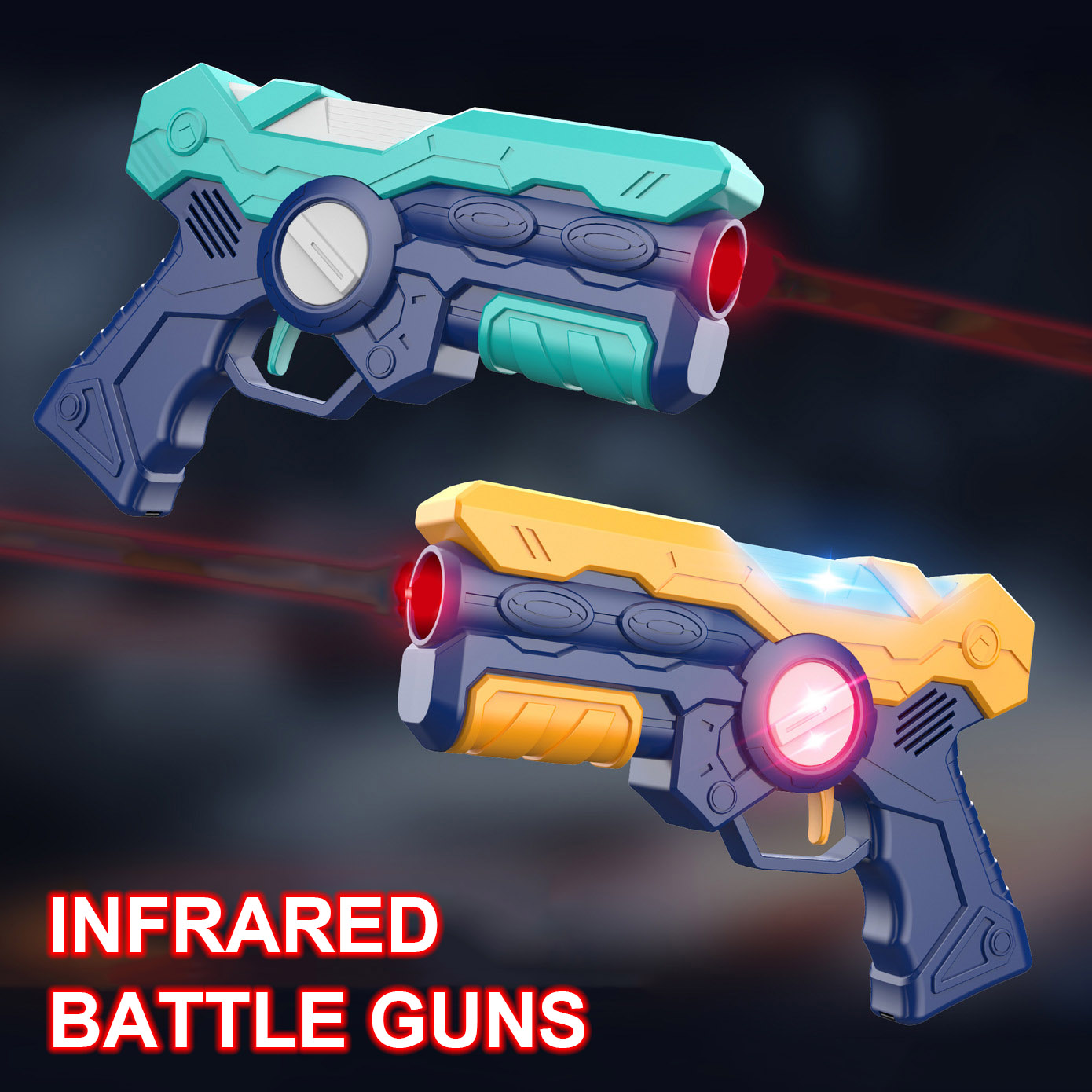 Pistolas de juguete infrarroja - Laser Tag Set Kids reseña y precio