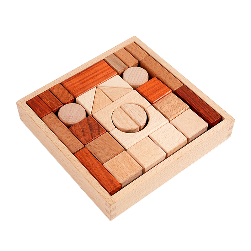 Bloques de construcción DIY de - Wooden Blocks Stacking reseña y precio