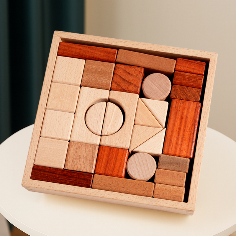 Bloques de construcción DIY de - Wooden Blocks Stacking reseña y precio