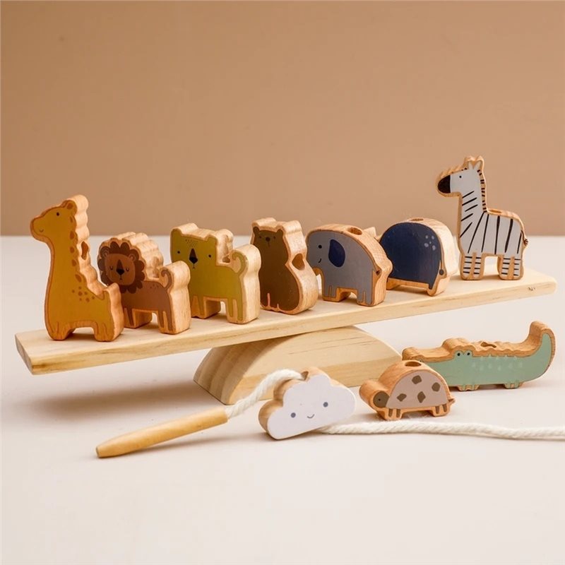 ABUM-Bloques de Equilibrio Edu - Wooden Blocks Stacking reseña y precio