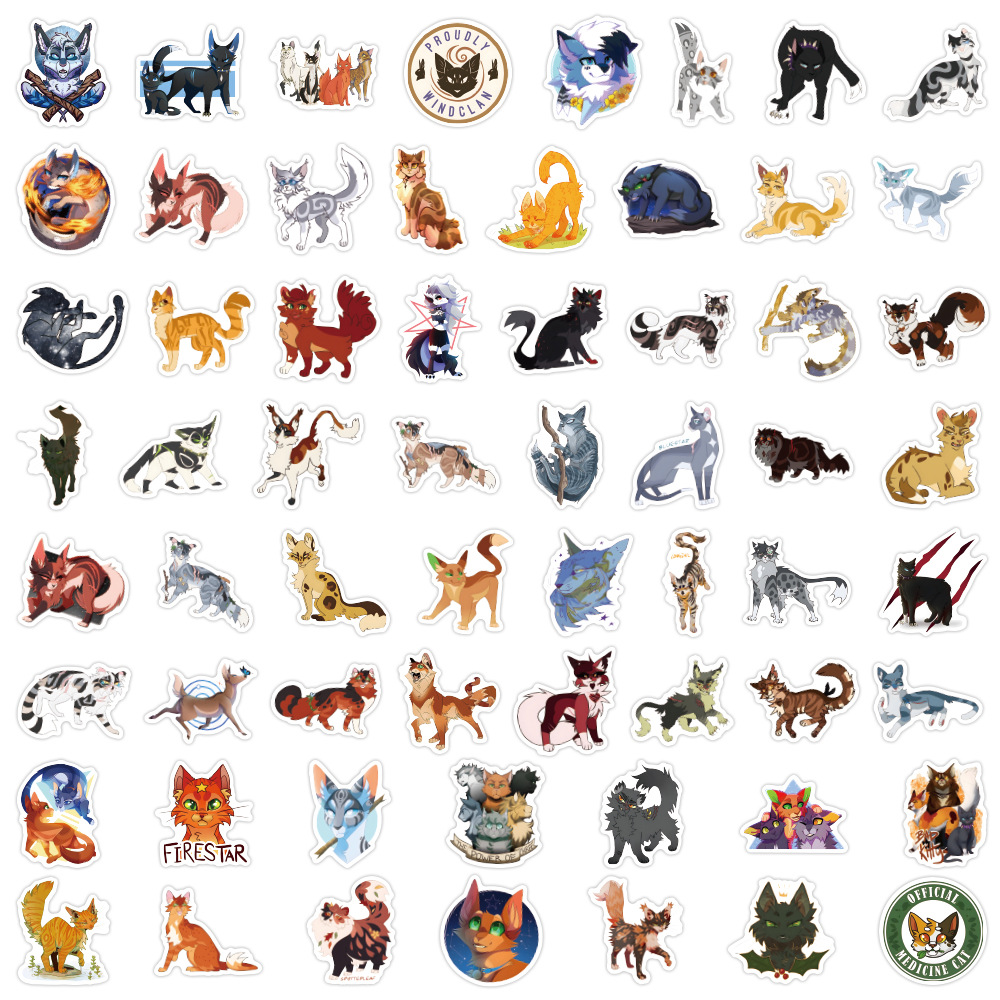 60 uds. De gatos guerreros, cr - Kids Toys Cartoon Images reseña y precio