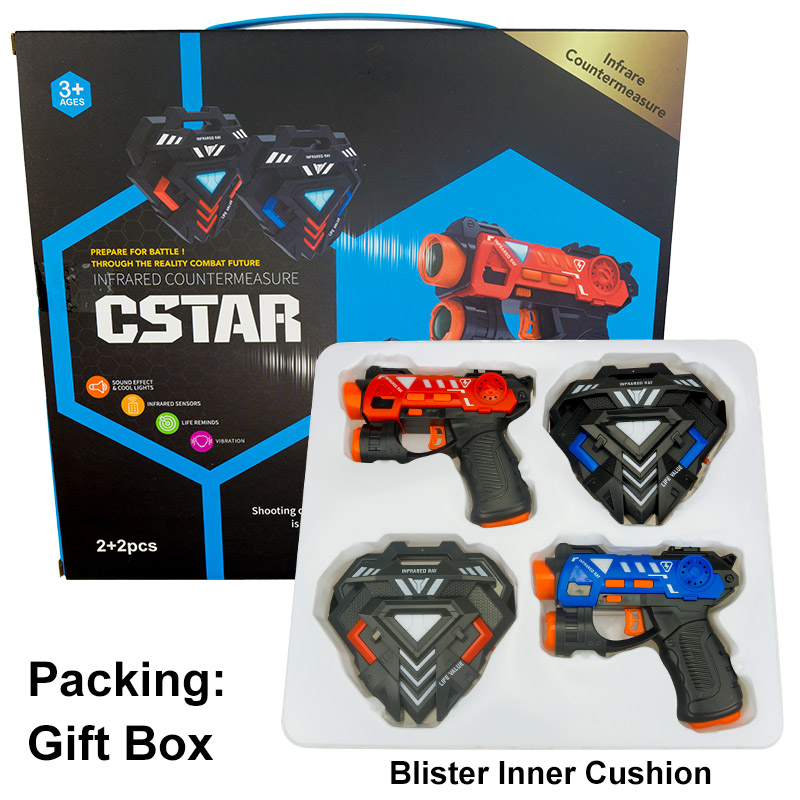 Juego de pistolas láser eléctr - Laser Tag Set Kids reseña y precio