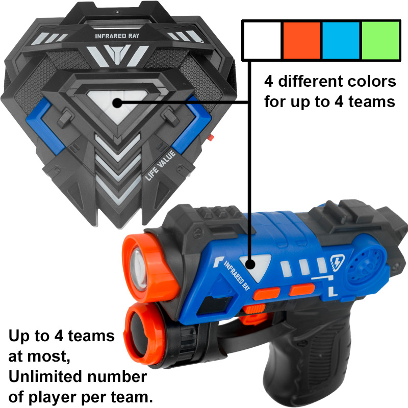 Juego de pistolas láser eléctr - Laser Tag Set Kids reseña y precio