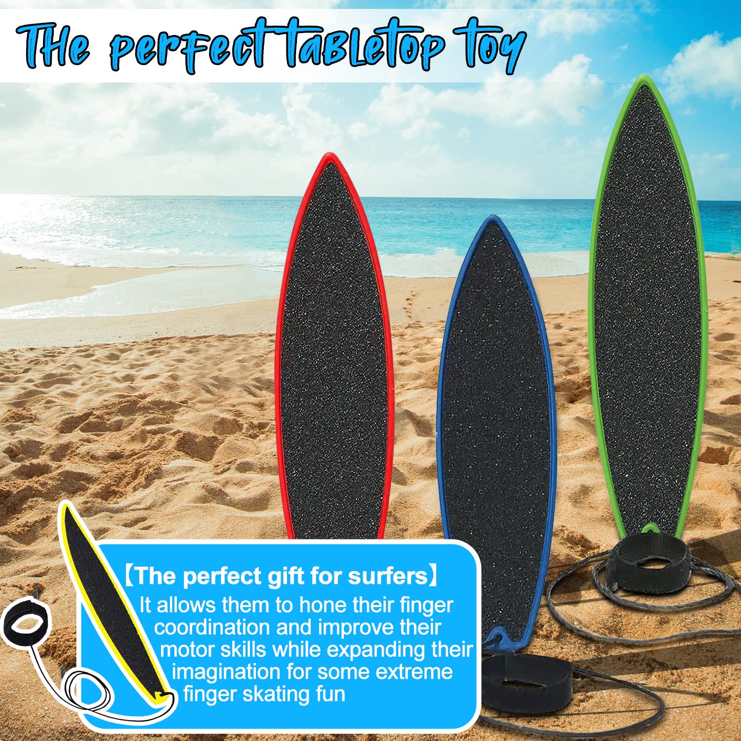 Tabla de Surf de dedo con puño - Kids Toys Scooter reseña y precio