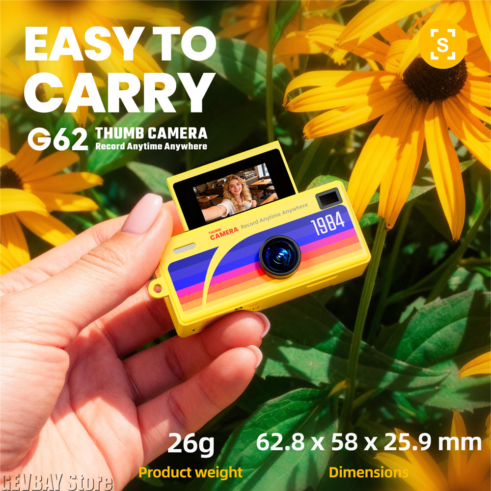 Cámara Retro Mini G62 con Form - Kids Toys Youtube reseña y precio