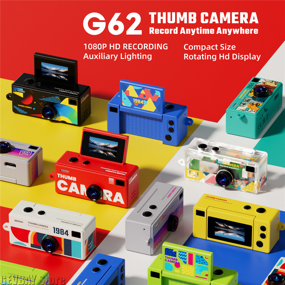 Cámara Retro Mini G62 con Form - Kids Toys Youtube reseña y precio