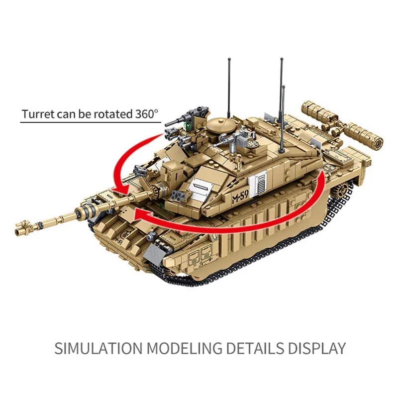 1687 Uds. Tanques militares UK - Kids Toys Uk reseña y precio