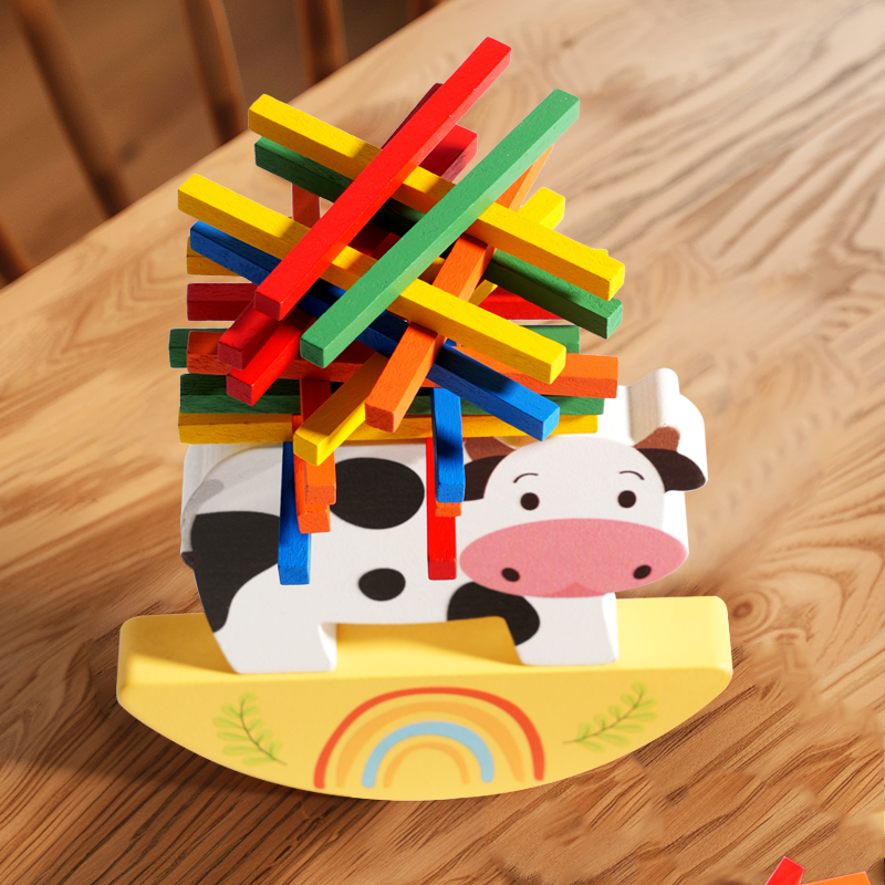 Juego de bloques de apilamient - Wooden Blocks Stacking reseña y precio