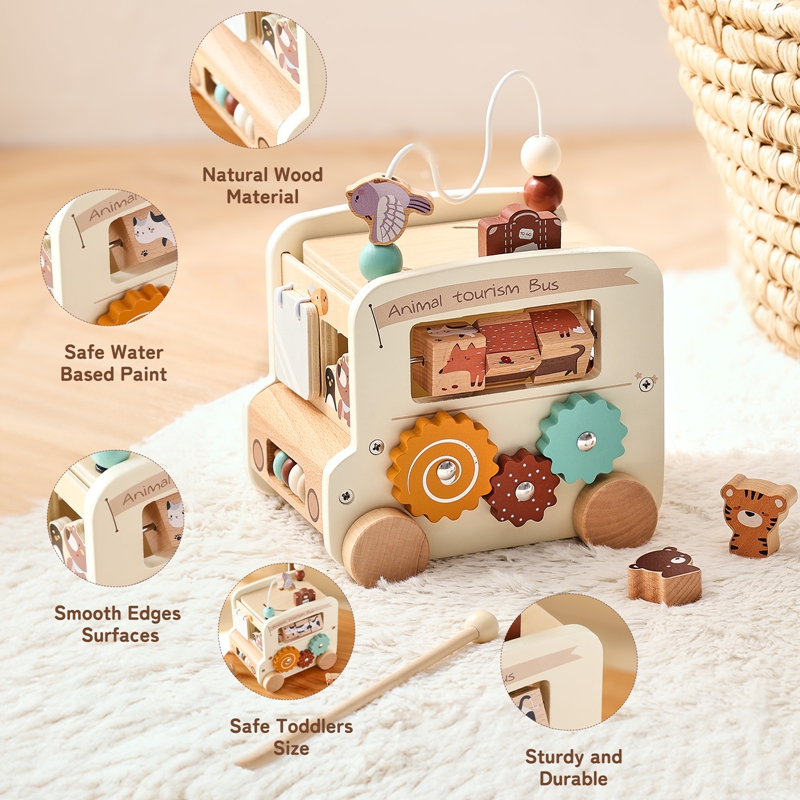 Juguetes Montessori de Madera  - Kids Toys 2 Year Old reseña y precio