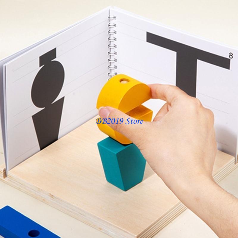 Q0KB Puzzle madera Baby Block  - Wooden Blocks Stacking reseña y precio