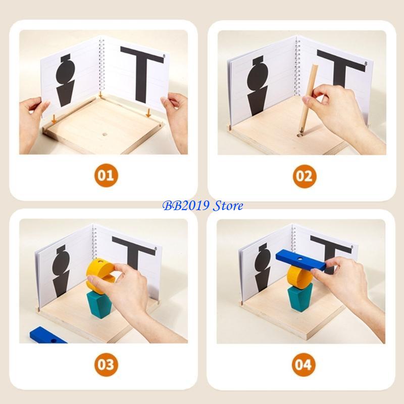 Q0KB Puzzle madera Baby Block  - Wooden Blocks Stacking reseña y precio