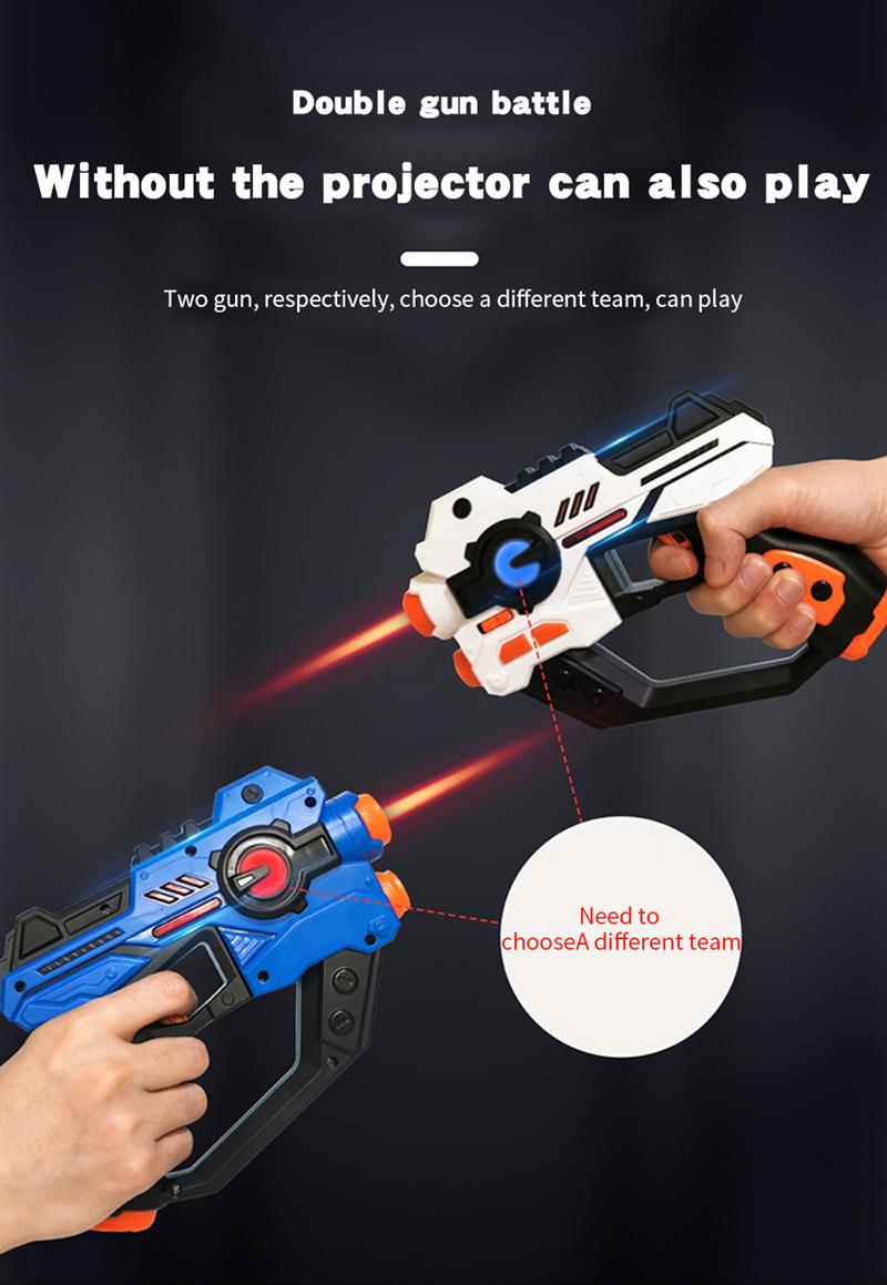 Pistolas de juguete con etique - Laser Tag Set Kids reseña y precio
