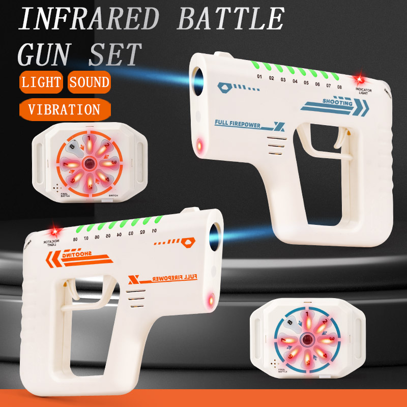 Juego de pistolas de tiro infr - Laser Tag Set Kids reseña y precio
