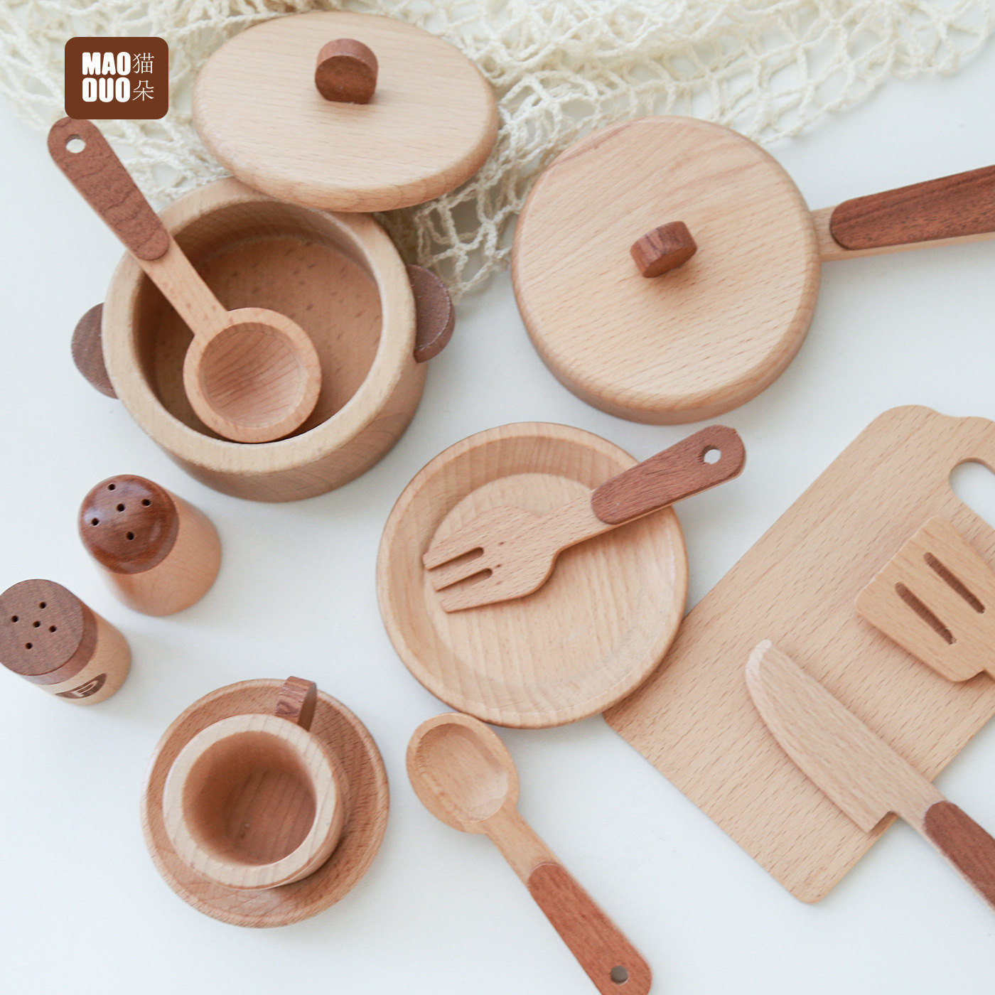 Juego de cocina de madera de h - Kids Toys Kitchen reseña y precio