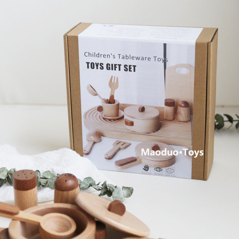 Juego de cocina de madera de h - Kids Toys Kitchen reseña y precio