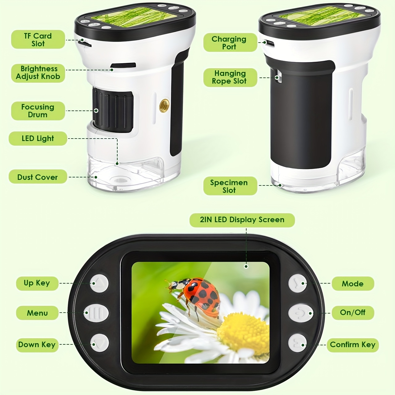Microscopio para Niños, Kit Bi - Kids Toys Videos reseña y precio
