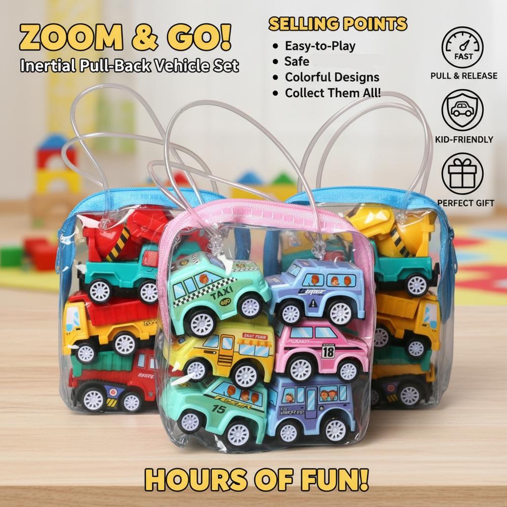 6 Coches de Juguete a Escala,  - Kids Toys Review reseña y precio