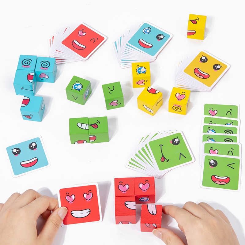 Juego de cubo de cambio de car - Wooden Blocks Stacking reseña y precio