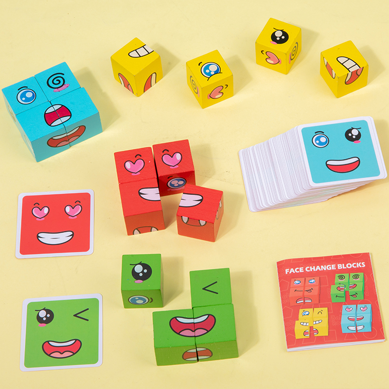 Juego de cubo de cambio de car - Wooden Blocks Stacking reseña y precio