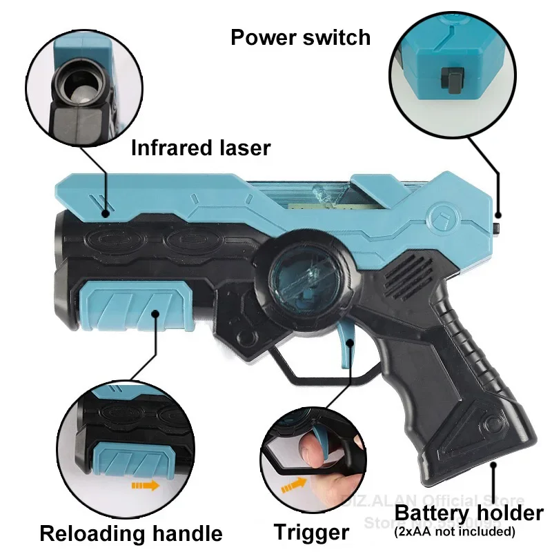 Juego de Pistolas Láser para B - Laser Tag Set Kids reseña y precio