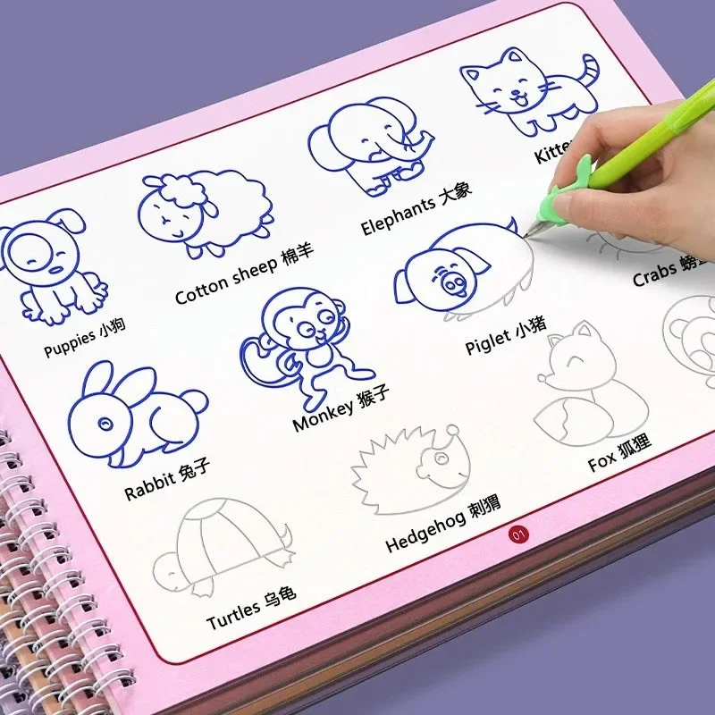Juego de libro de rastreo de d - Kids Toys Drawing Easy reseña y precio
