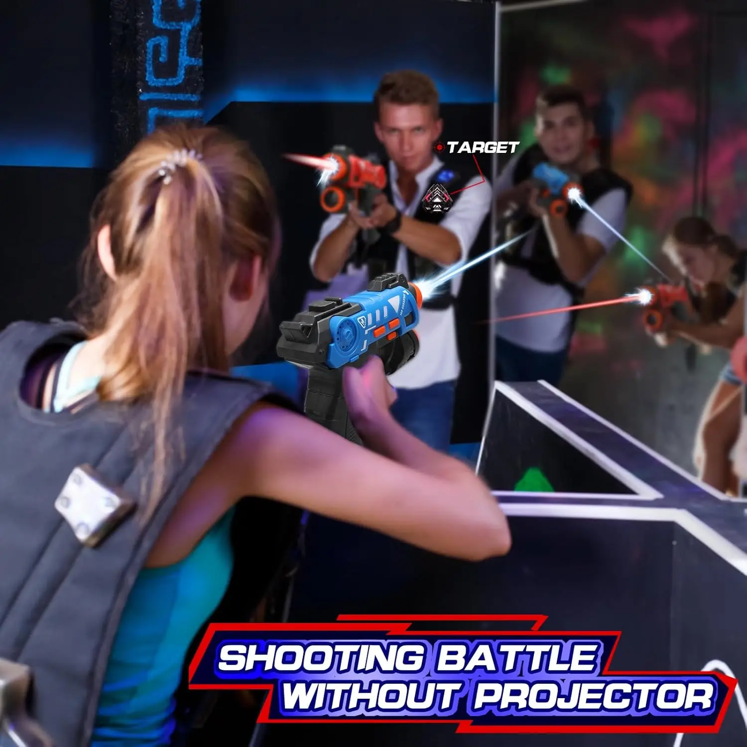 Juego de Pistolas Láser con Pr - Laser Tag Set Kids reseña y precio