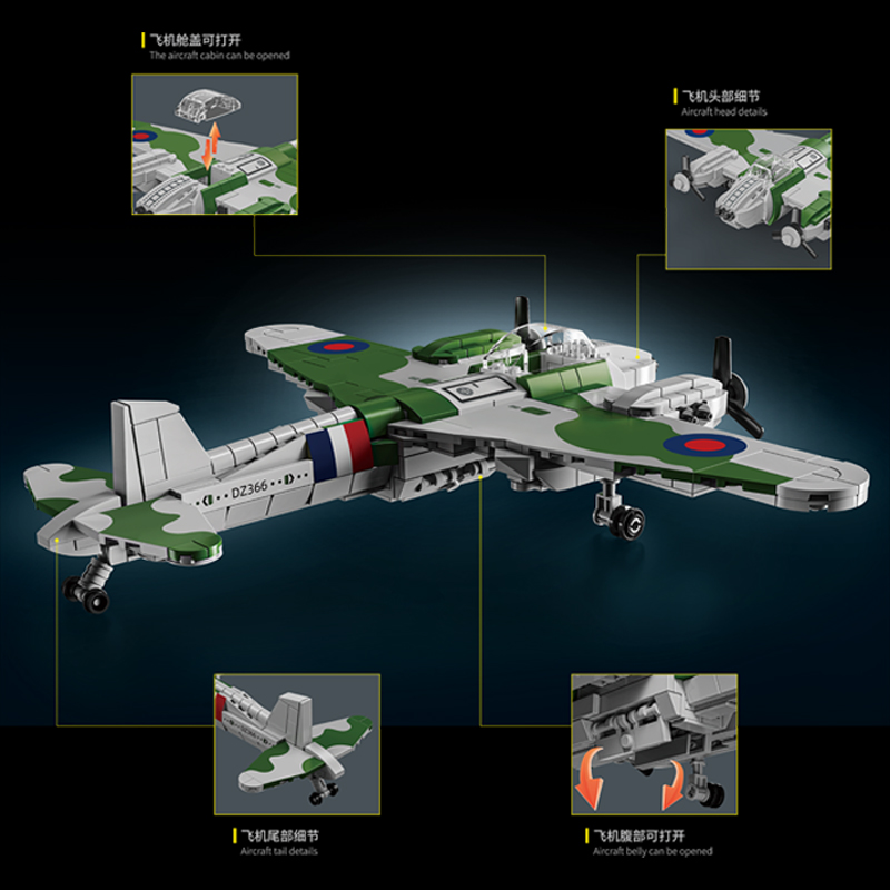 UK militar WW2 De Havilland Mo - Kids Toys Uk reseña y precio