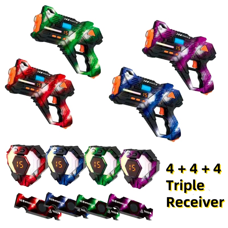 CSTAG-Juego de pistolas con et - Laser Tag Set Kids reseña y precio