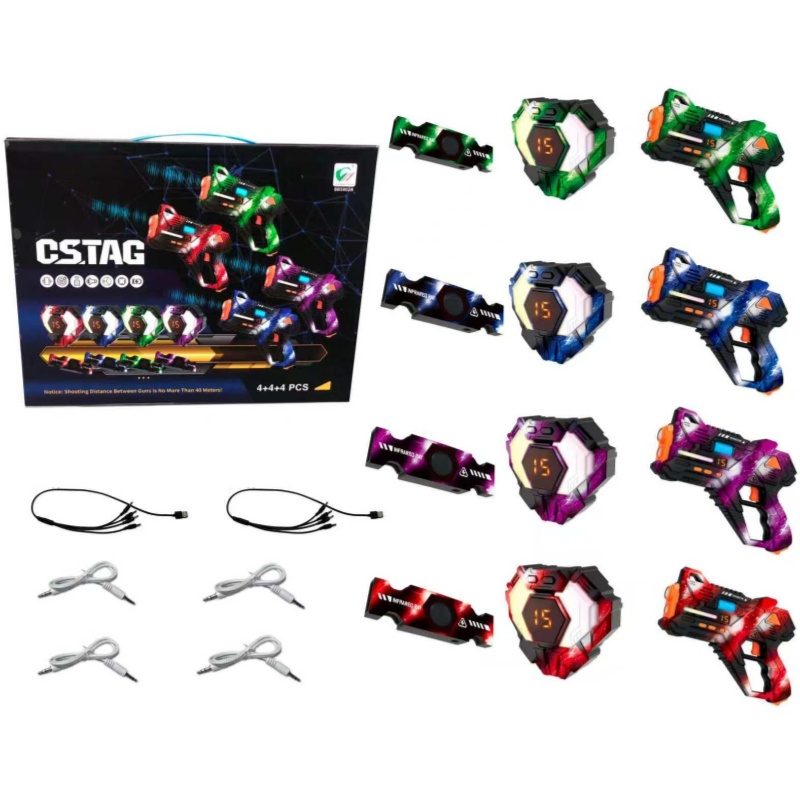 CSTAG-Juego de pistolas con et - Laser Tag Set Kids reseña y precio
