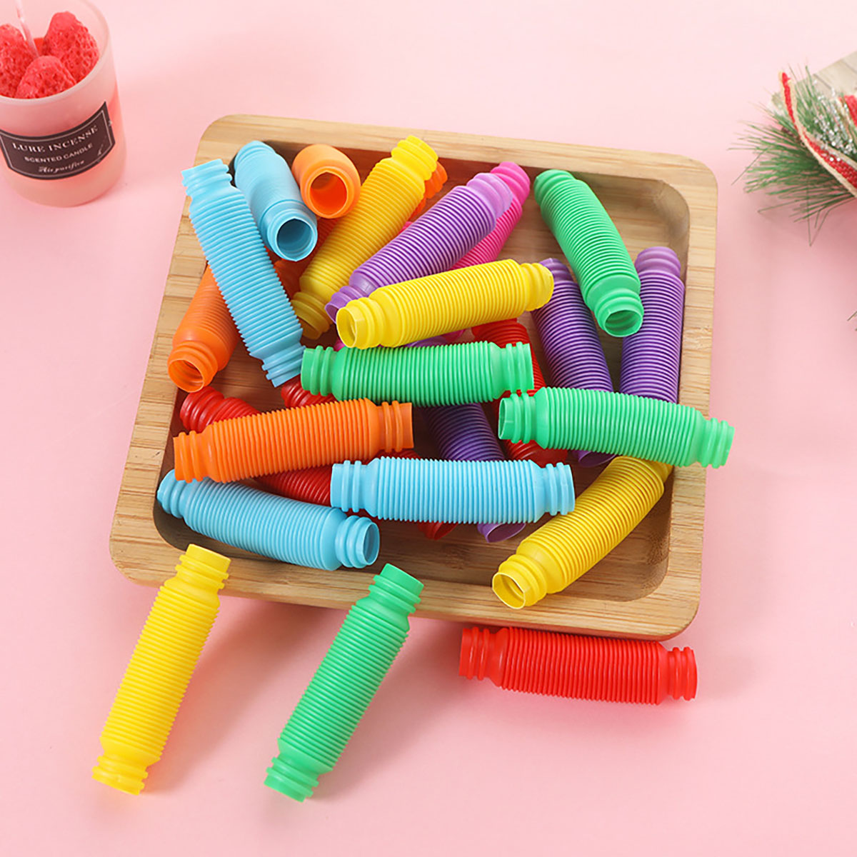 Tubos telescópicos coloridos d - Kids Toys Youtube reseña y precio