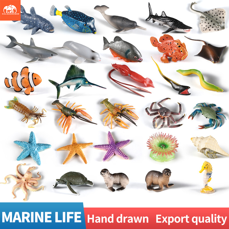 Set de Figuras de Animales Mar - Kids Toys Packaging reseña y precio