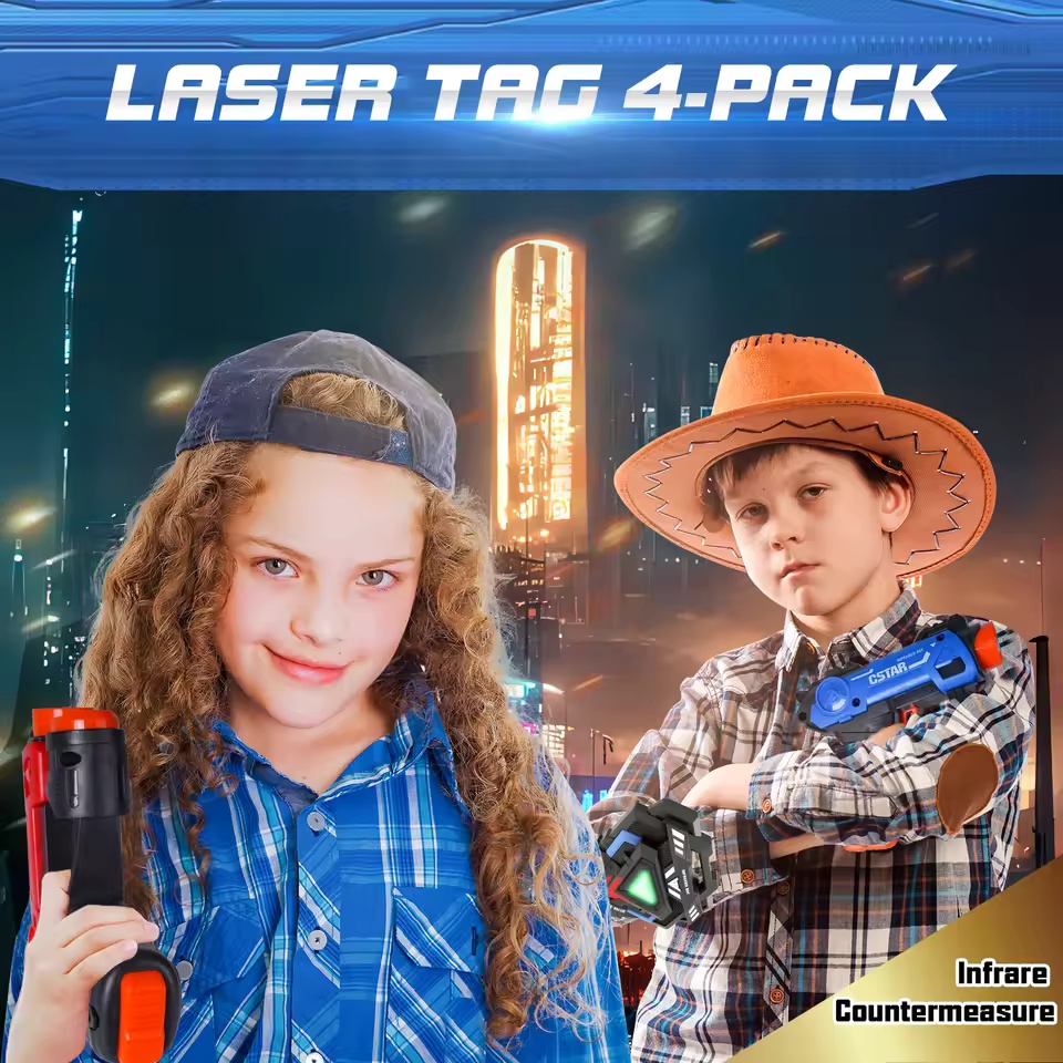 Juego de pistolas con etiqueta - Laser Tag Set Kids reseña y precio