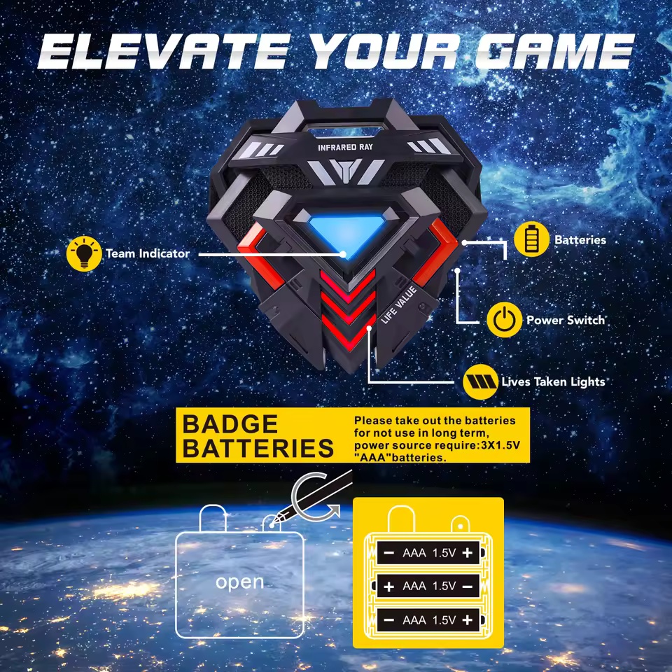 Juego de pistolas con etiqueta - Laser Tag Set Kids reseña y precio